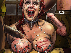 Electrodes were fitted to the nails in..