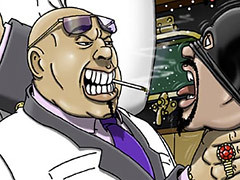 Your stinkin' cock-pus still..