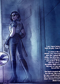 Guard approached but this was only to inspect that her labia lips and pussy were not wet pic 2